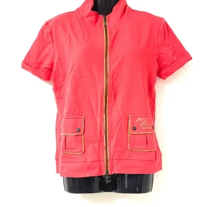 ALVIERO MARTINI 1^ CLASSE MAGLIA DONNA GEO ROSSO CORALLO