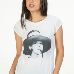 Audrey Hepburn T-shirt made in italy cotone 1921
