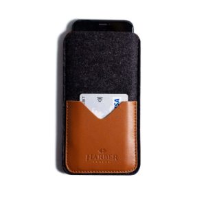 Black Edition – Leather Smartphone Sleeve Wallet