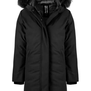 Parka lungo da bambina slim fit con imbottitura sintetica waterproof windproof