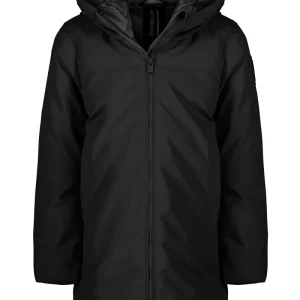 Parka lungo da bambina con cappuccio, imbottita, windproof e waterproof