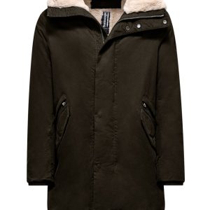 Parka con interno in ecopelliccia
