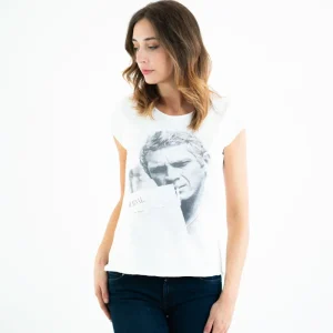 T-shirt 1921 Steve McQueen in cotone made in italy