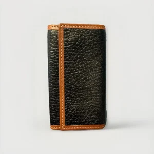 DELL’GA PORTACHIAVI PELLE NERO UNISEX