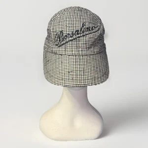 BORSALINO CAPPELLO BERRETTO TESSUTO BASEBALL PIED DE POULE UNISEX
