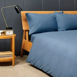 ZUCCHI COMPLETO COPRIPIUMINO IN PERCALLE STROPICCIATO UNA PIAZZA BLU