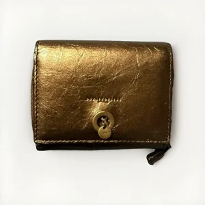 NANNINI PORTAFOGLIO DONNA COLOR OTTONE IN PELLE