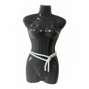 DONDUP CINTURA CORDA DONNA BIANCA