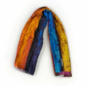 BLACK VELVET SCIARPA UNISEX FANTASIA RIGHE MULTICOLORE