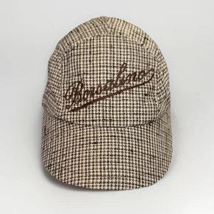 BORSALINO CAPPELLO BERRETTO BASEBALL PIED DE POULE UNISEX