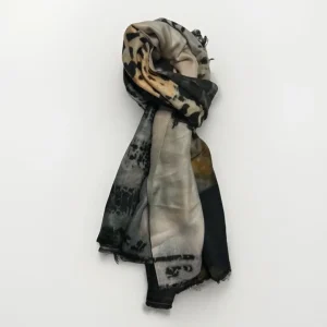 D'ANIELLO SCIARPA DONNA MISTO CACHEMIRE FANTASIA GIAGUARO