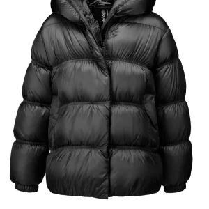 Piumino da bambina in nylon lucido