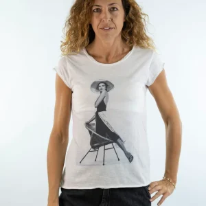 Sophia Loren T-shirt made in italy cotone 1921