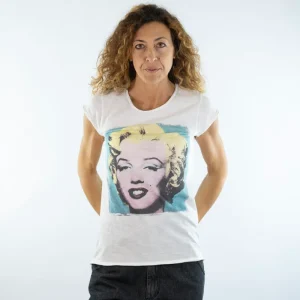 Marilyn Monroe T-shirt made in italy cotone 1921