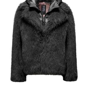 Paris Coat - Cappotto corto donna pelliccetta sintetica water resistant