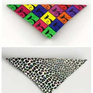 BLACK VELVET SCIARPA SCIALLE TRIANGOLARE REVERSIBILE