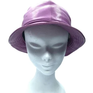 MARIO PORTOLANO CAPPELLO LILLA PELLE