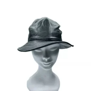 MARIO PORTOLANO CAPPELLO NERO PELLE