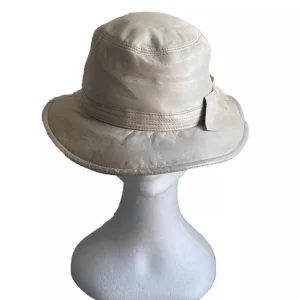 Alberta Ferretti  - Cappello Pelle Crema