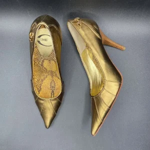 Just Cavalli Decollete Pelle Oro