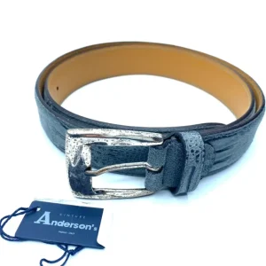 Anderson's Cintura In Pelle Grigia
