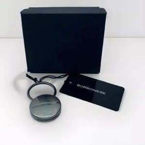 BORBONESE PORTACHIAVI METALLO COLOR ARGENTO