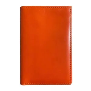 GIORGIO FEDON PORTAFOGLIO/PORTA DOCUMENTI UOMO VERA PELLE ARANCIONE