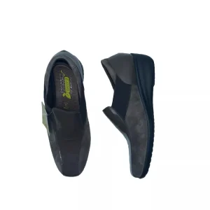 MISS ROBERTA ECO BIO MOCASSINI DONNA MODA COMODA TAUPÉ