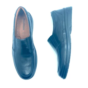 VALLEVERDE MOCASSINI IN PELLE NERO SHOCK ABSORBER