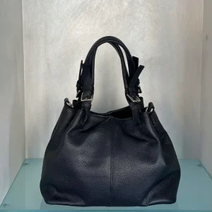 Borsa a due manici con pinces