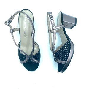 VALLEVERDE SANDALI COLOR NERO/BRONZO