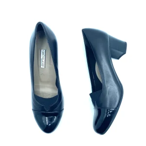 GRUNLAND DÉCOLLETÉ COMODE DA DONNA IN PELLE NERO