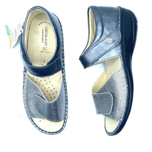 GRUNLAND SANDALI DONNA ANTRACITE