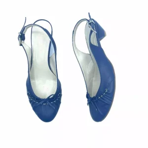 EVERGREEN BALLERINE DONNA IN PELLE BLU