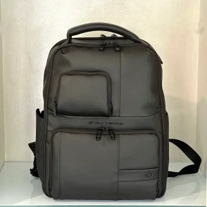 Piquadro zaino tessuto gommato impermeabile