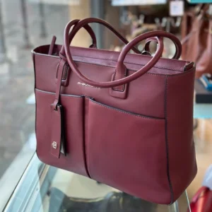 Piquadro borsa donna in pelle con porta pc