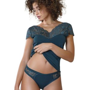 Maglia donna maniche in pizzo colorati_1pezzo