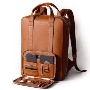 Modular Leather Backpack