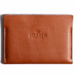 Super Slim Leather Passport Wallet - Horizon