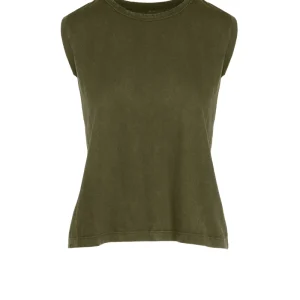 Canotta girocollo in cotone