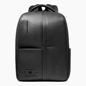 Piquadro zaino in pelle porta pc 14"