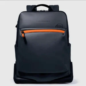 Piquadro zaino in tessuto gommato porta pc 15,6"