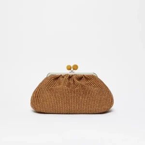 Pasticcino Bag medium effetto rafia