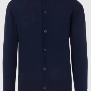 Camicia Over in Maglia a Maniche Lunghe