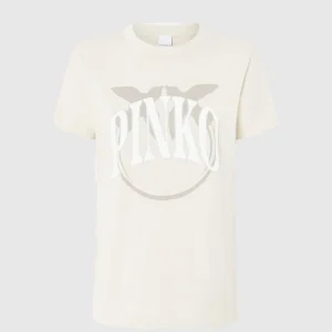 T-shirt logo PINKO e uccellini