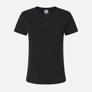 T-shirt maniche corte logo ricamato