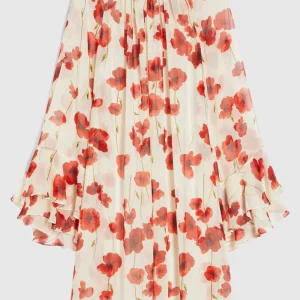 Zoraide abito in georgette stampata