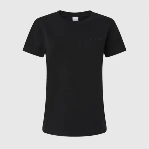 T-shirt mezze maniche ricamo logo PINKO