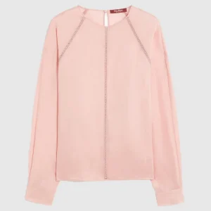 Blusa in garza ramiè