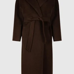 Cappotto con Cintura in Lana